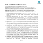 image Employment Contract Template