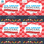 Ice Cream Social Flyer gratis en premium templates