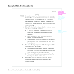template topic preview image MLA Outline