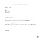 template topic preview image Resignation Acceptance Letter Email