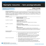 template topic preview image Post Graduate Resume