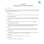 image Checklist lease agreement Issues