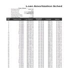 Loan Amortization Template sheet in Excel gratis en premium templates