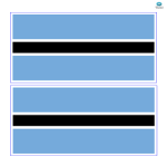template preview imageBotswana Flag