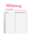 template topic preview image Wedding Guest List Template sample
