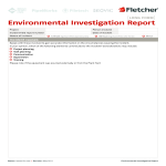 Environment Investigation Report gratis en premium templates