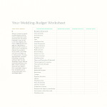 template topic preview image Financial Wedding Budget PDF