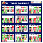 Lacofd Shift Calendar gratis en premium templates