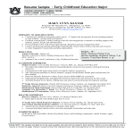 template topic preview image Sample Preschool Teacher Resume