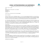 Visa Uitnodigingsbrieven gratis en premium templates