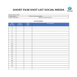 template topic preview image Shot List Template