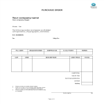 template topic preview image Purchase Order Format