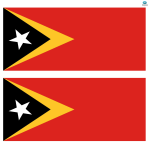 template preview imageEast Timor printable flag