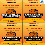 Flyer Basketball gratis en premium templates