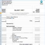 Model Balance Sheet Excel Template gratis en premium templates