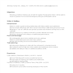 template topic preview image Job Resume