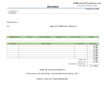 template preview imageInvoice Template