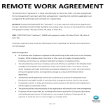 image Remote Work Agreement