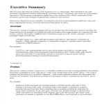 template topic preview image Executive Summary Word