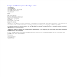 template topic preview image Acceptance Of Job Offer Thank You Letter
