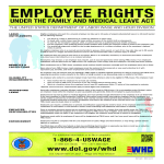 template topic preview image Employee rights poster Family Medical Leave Act