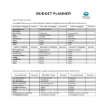 template topic preview image Budget Planner Printable