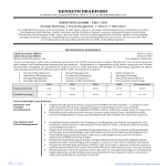 template topic preview image Executive Level Resume Sample
