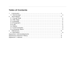 Table of Contents sample gratis en premium templates