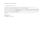 template preview imageResignation Letter To Hr