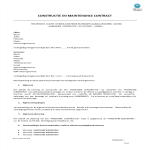 template topic preview image Constructie- en Maintenance contract