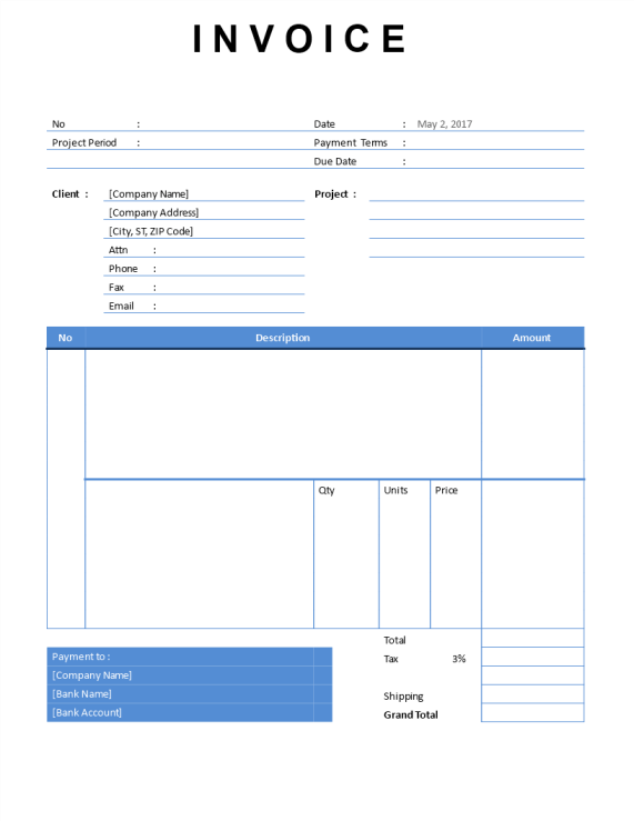 template preview imageConsultant Invoice