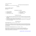 template topic preview image Elementary School Teacher Resume template