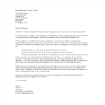 template topic preview image Bank Manager Cover Letter