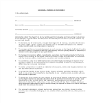 image Blank General Power of Attorney Form