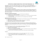 template topic preview image Career Objectives