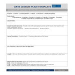 template topic preview image Art Lesson Plan Outline