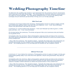 Wedding Day Photography Timeline gratis en premium templates