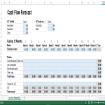template topic preview image Cashflow Forecast in Excel Euro currency