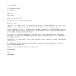 template preview imageOfficial Bank Manager Resignation Letter
