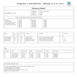 template topic preview image Sample Call Sheet
