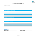 template preview imageActivity Report Template