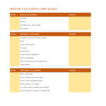 template topic preview image house cleaning checklist worksheet excel