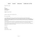 template topic preview image Employee Complaint Letter template