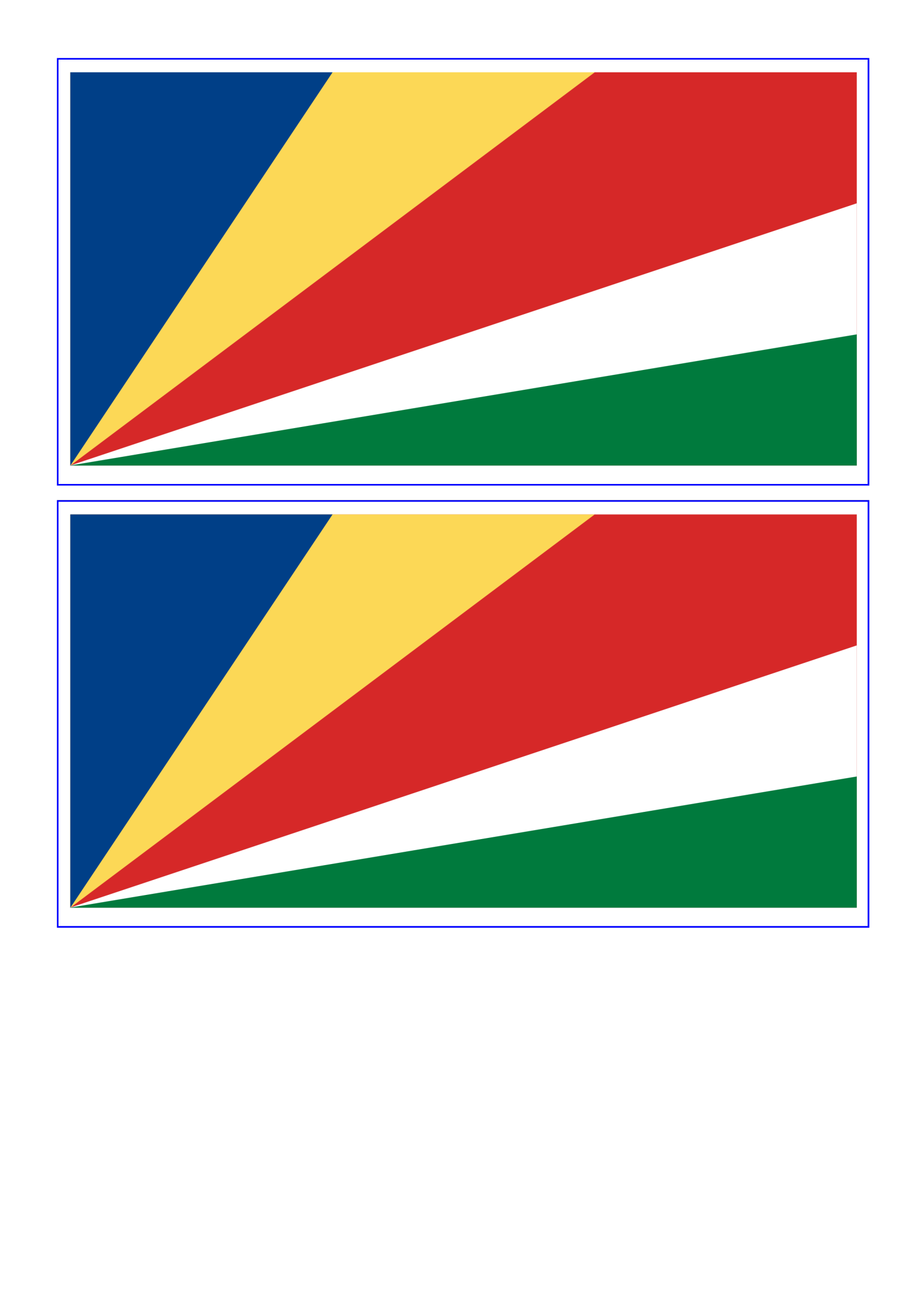template preview imageSeychelles Flag