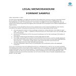 Legal Business Memo gratis en premium templates