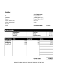 Sample Excel Invoice gratis en premium templates