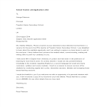 template topic preview image School Teacher Job Application Letter