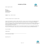 template preview imageCover Letter Format for Job Application