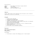 template topic preview image Chemical Engineering Resume