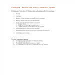 template topic preview image Health Committee Agenda